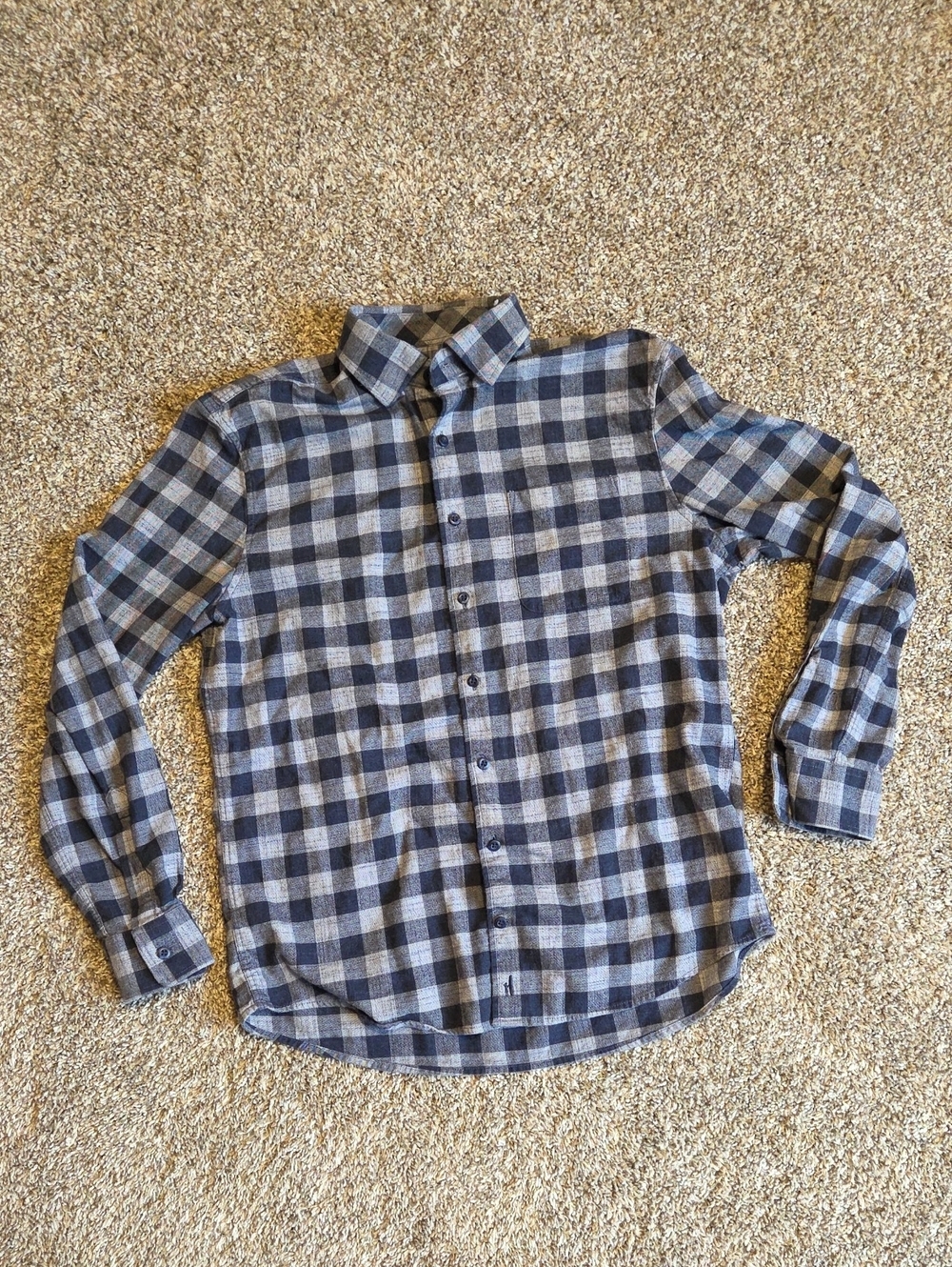 JOHNNIE-O Brian Hangin' Out 100% Cotton Button-Up Flannel Shirt